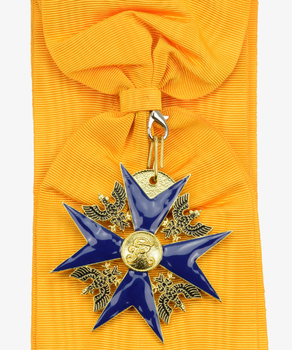 Preußen, Schwarzer-Adler-Orden Ordenskreuz mit Schärpe